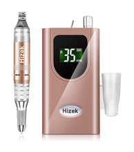 Cargar imagen en el visor de la galería, Machine,Hizek 35000RPM Electric Nail Drill Rechargeable Efile Nail Drill For Acrylic,Gel Nails,Portable