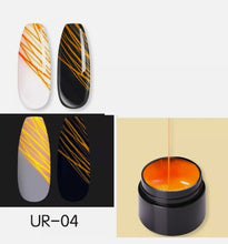 Cargar imagen en el visor de la galería, UR SUGAR 1 Pc Luminous Spider Gel Nail Polish UV LED Neon Fluorescent # 4