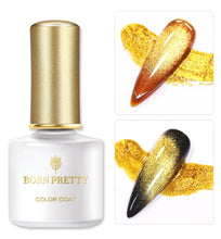 Load image into Gallery viewer, BORN PRETTY 6ml Golden Cat Magnetic Gel Nail Polish Snowlight Shining Magnetic Soak Off Gel Polish