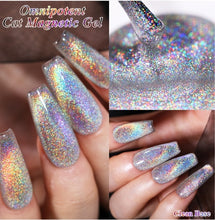 Load image into Gallery viewer, BORN PRETTY 7ml Cat Magnetic Omnipotent Gel Polish Winter Colorful Reflective Glitter Nail Polish Can be Used on Any Color Base