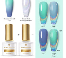 Load image into Gallery viewer, BORN PRETTY 7ml Nail Gel Polish Cat Magnetic Colorful Thermal Nail Gel Soak Off UV Gel