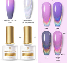 Load image into Gallery viewer, BORN PRETTY 7ml Nail Gel Polish Cat Magnetic Colorful Thermal Nail Gel Soak Off UV Gel