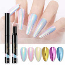 Load image into Gallery viewer, BORN PRETTY 0.5g Mirror Nail Powder Cushion Pen Colorful Holographics Chameleon Nail Art Tool # 14