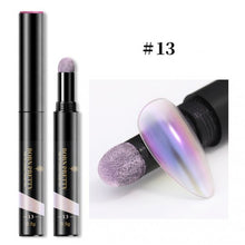 Load image into Gallery viewer, BORN PRETTY 0.5g Mirror Nail Powder Cushion Pen Colorful Holographics Chameleon Nail Art Tool # 13