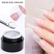 Load image into Gallery viewer, BORN PRETTY 5g Solid Nail Tips Gel Transparent Soak Off UV LED Nail Art Gel Varnish Function Gel