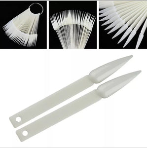 40Pcs False Display Nail Art Fan