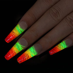 UR SUGAR 1 Pc Luminous Spider Gel Nail Polish UV LED Neon Fluorescent Effect # 2