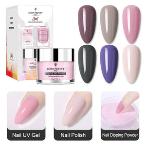 BORN PRETTY PRO 3 in 1 Nail Gel Dipping Powder Nail Polish