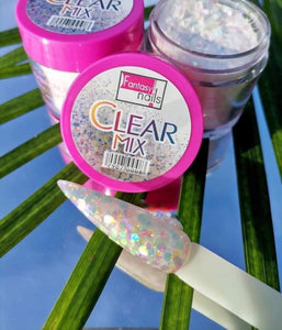 Fantasy nails Clear Mix  1oz