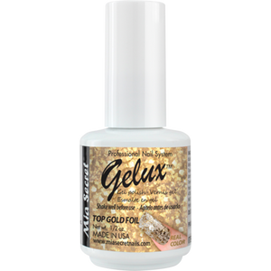 GELUX TOP GOLD FOIL 1/2oz – Esmalte semipermanente