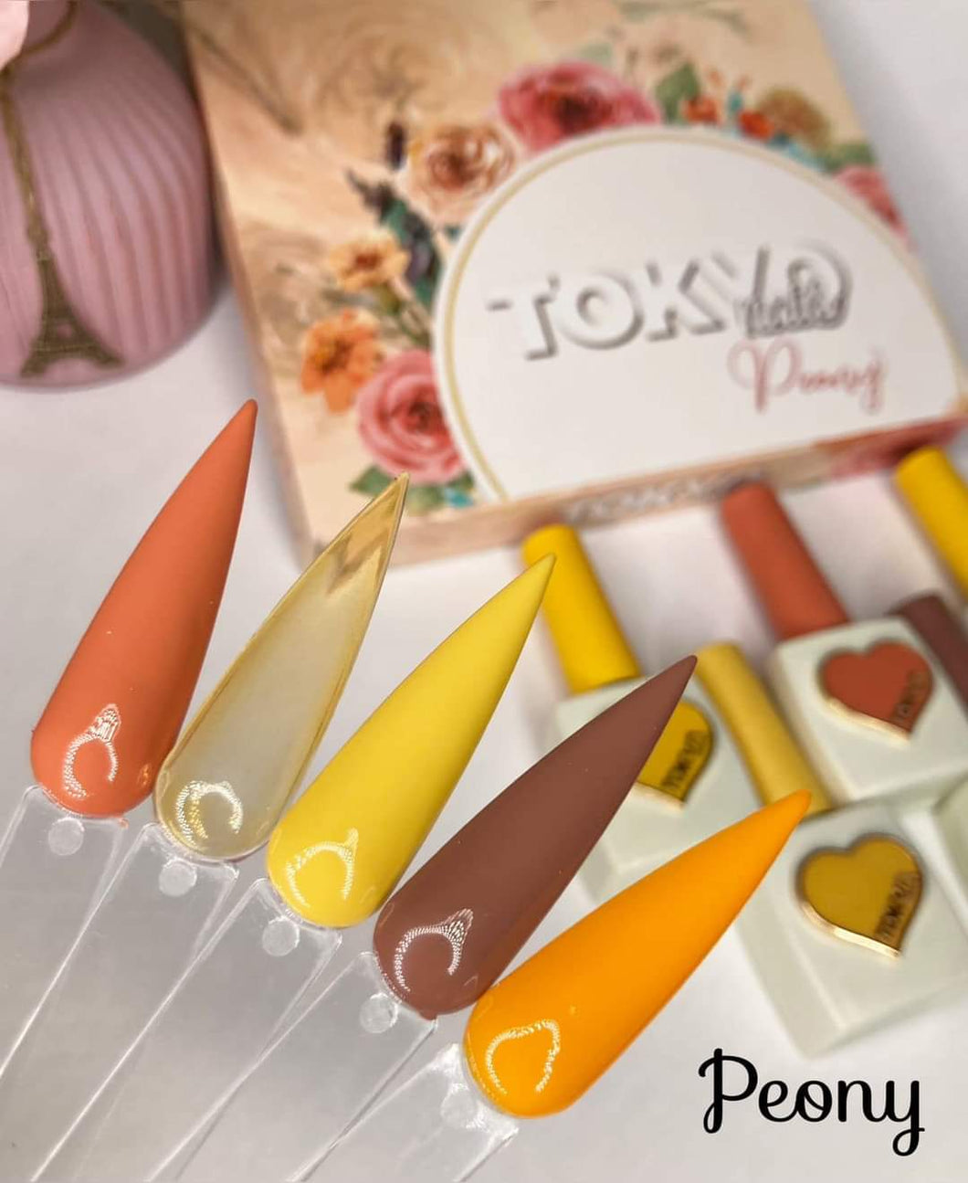 Tokyo nails Peony gel polish collection