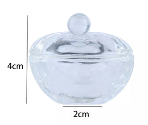 Crystal Glass Dappen Dish Cup Nail Art Acrylic for Liquid Powder