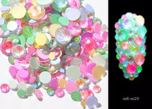 Cargar imagen en el visor de la galería, Nail Art Rhinestones Crystal Luminous Gems Glow In The Dark 3D
