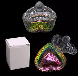 Cosmetic Crystal Glass Dappen Dish Cup Nail Art Acrylic for Liquid