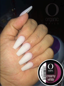 Organic nails Creamy White