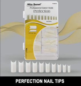 MIA SECRET NAILS PERFECTION 100 TIPS Natural