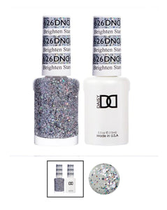 DND 626 Brighten Stars - DND Gel Polish & Matching Nail Lacquer Duo Set