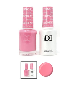 DND 722 Strawberry Cheesecake - DND Gel Polish & Matching Nail Lacquer Duo Set