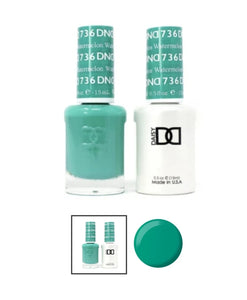 DND 736 Watermelon - DND Gel Polish & Matching Nail Lacquer Duo Set