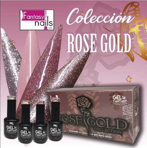 Fantasy nails Rose Gold  gel  collection