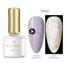 Cargar imagen en el visor de la galería, BORN PRETTY 1 Bottle 6ml Reflective Glitter Gel Auroras Effect Soak Off UV Gel 02
