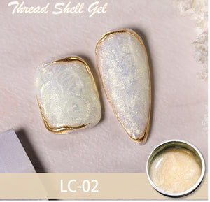 Pearl Shell Texture Gel Thread Top Coat Nail Polish 7ML Uv Gel For Nails Polish Gel DIY NEW 02