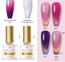 Load image into Gallery viewer, BORN PRETTY 7ml Nail Gel Polish Cat Magnetic Colorful Thermal Nail Gel Soak Off UV Gel 05
