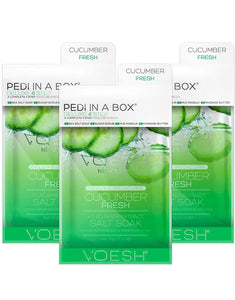 VOESH Pedi in a Box Deluxe 4 Step, Intensive Foot Treatment 