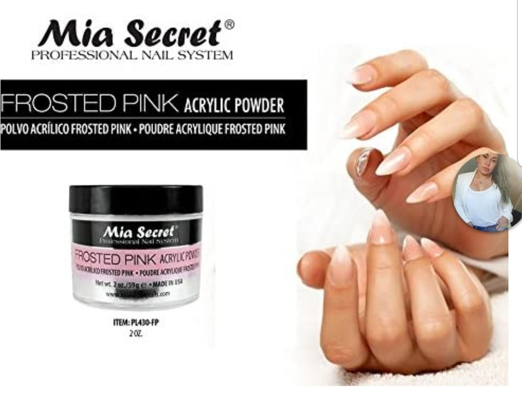 Mia Secret Natural Frosted Pink acrylic powder