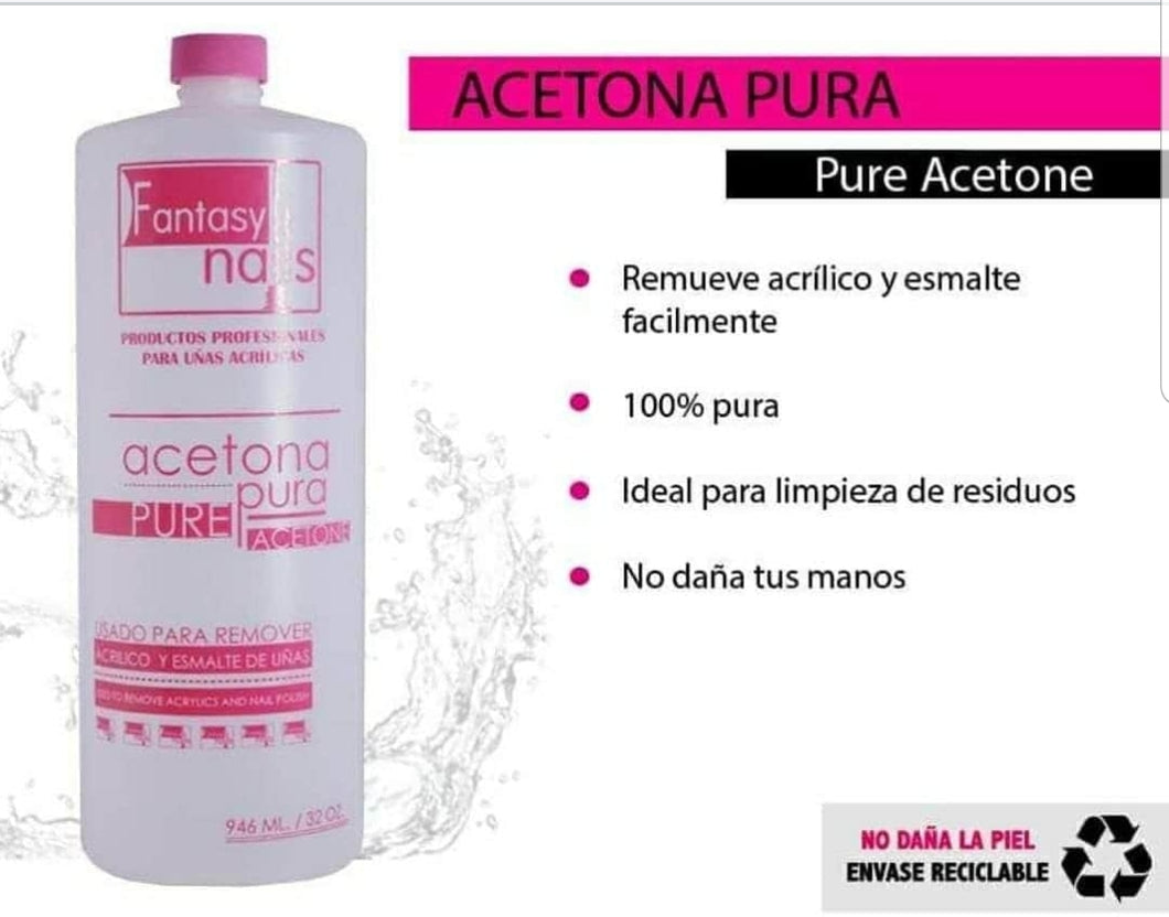 FANTASY NAILS acetona pura 32 oz