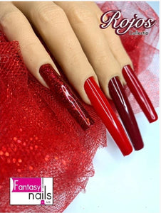 Fantasy nails Rojos collection