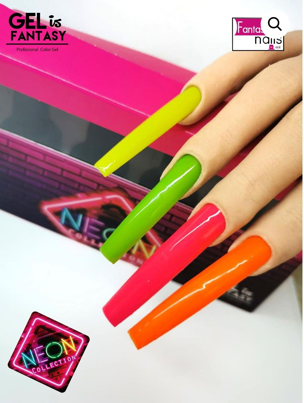 Fantasy nails Neon collection