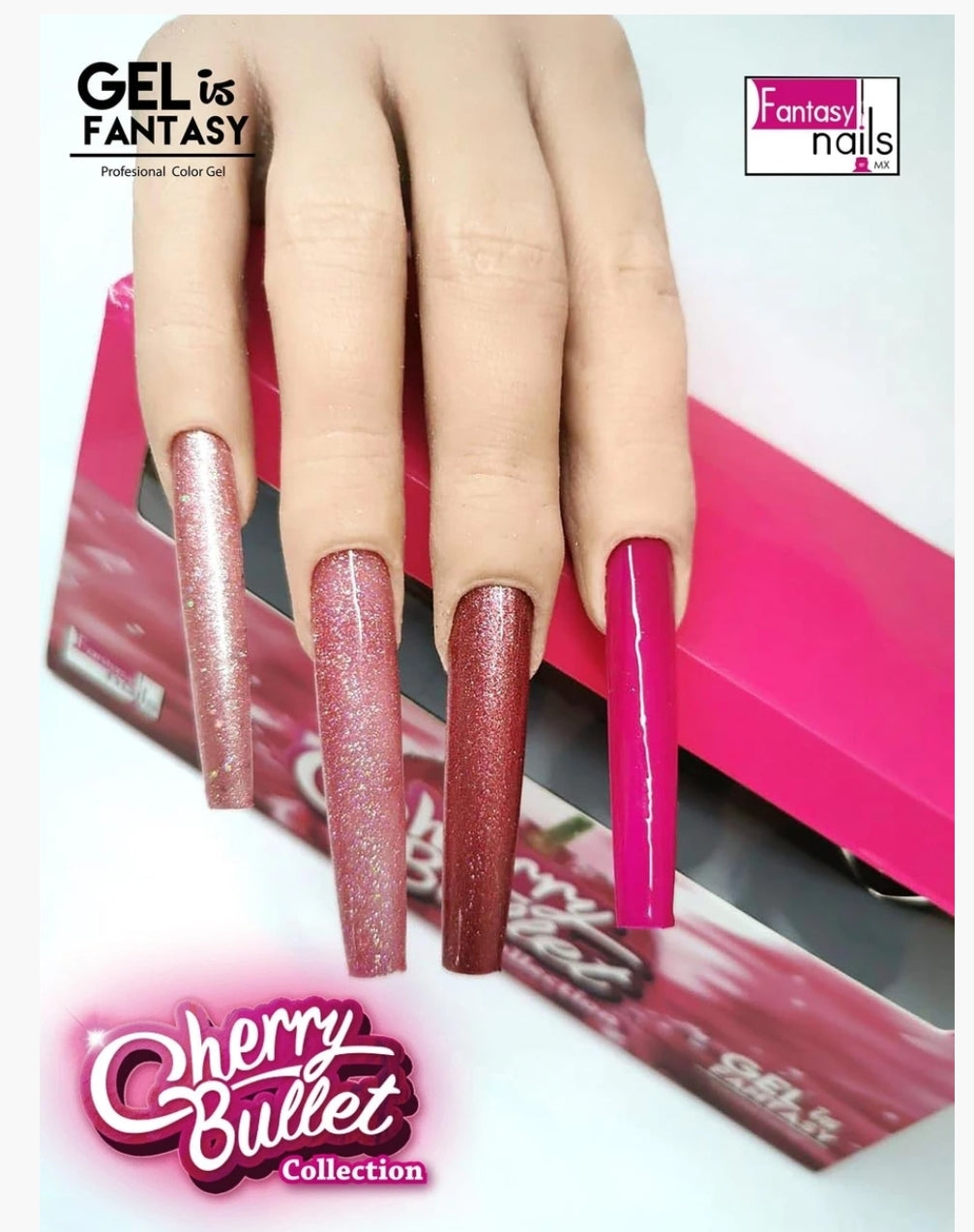 Fantasy nails Cherry Bullet collection