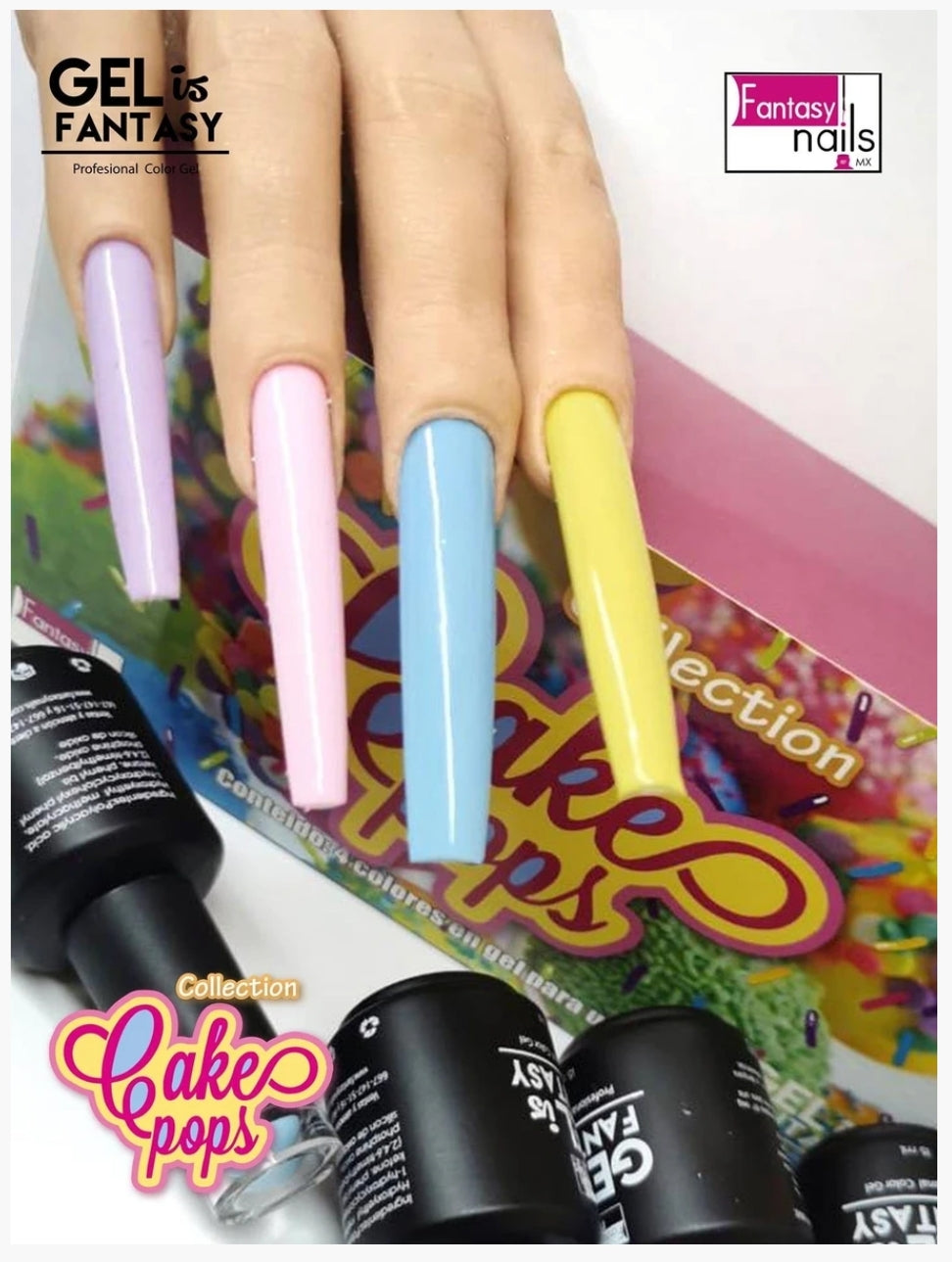 Fantasy nails Cake pop collection