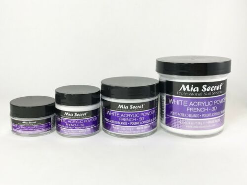 Mia Secret White Acrylic Powder French-3D