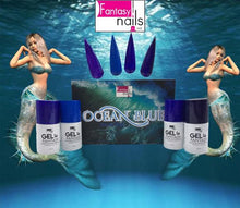 Cargar imagen en el visor de la galería, Fantasy Nails Gel Collection Ocea Blue 15ml 4 Individual Colors
