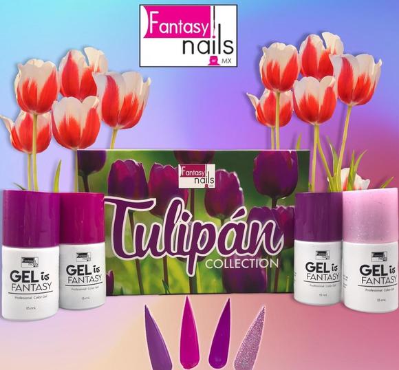 Fantasy Nails Gel Collection Tulipan 15ml 4 Individual Colors