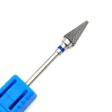 Cargar imagen en el visor de la galería, Cone Tungsten Carbide Nail Drill Bit 3/32&quot; Rotary Burr Bits For Manicure Electric Drill
